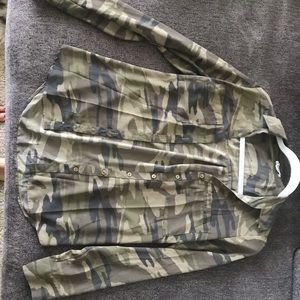 Express Camo button down